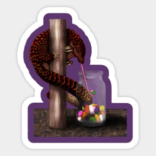 Beanz The Pangolin Sticker